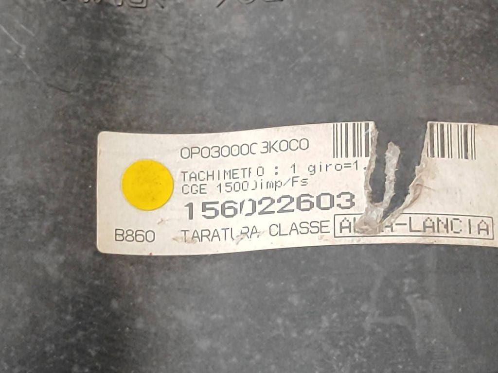 156022603 Alfa Romeo 166 2003 LHD Diesel speedometer instrument cluster 