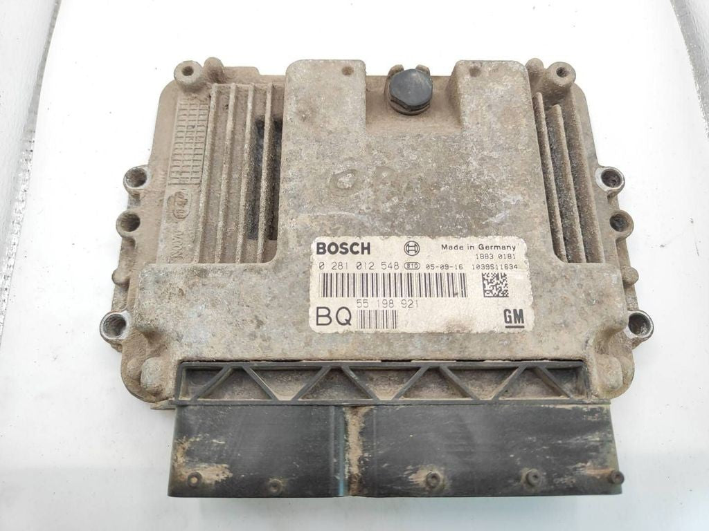 Opel Astra H 2005 0281012548 Engine control unit module ECU 