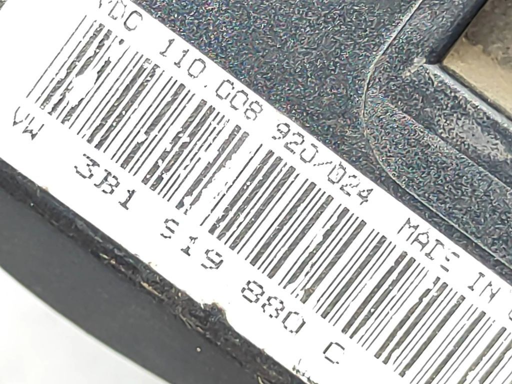 Volkswagen PASSAT B5 TDI 1998 speedometer instrument cluster 3B1919880C 