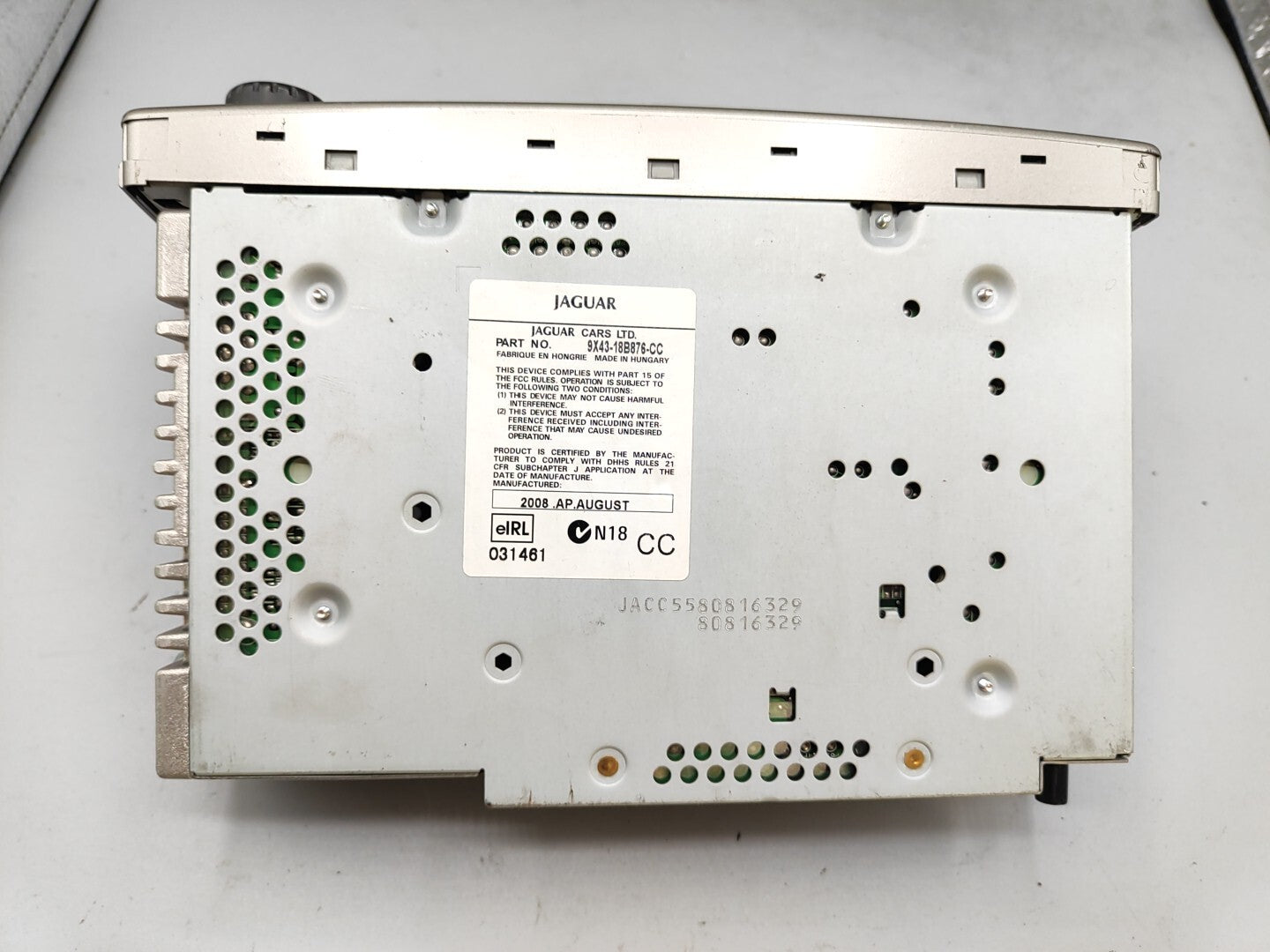 Jaguar X Type 2.0D Radio CD Player Unit 9X4318B876CC NO CODE