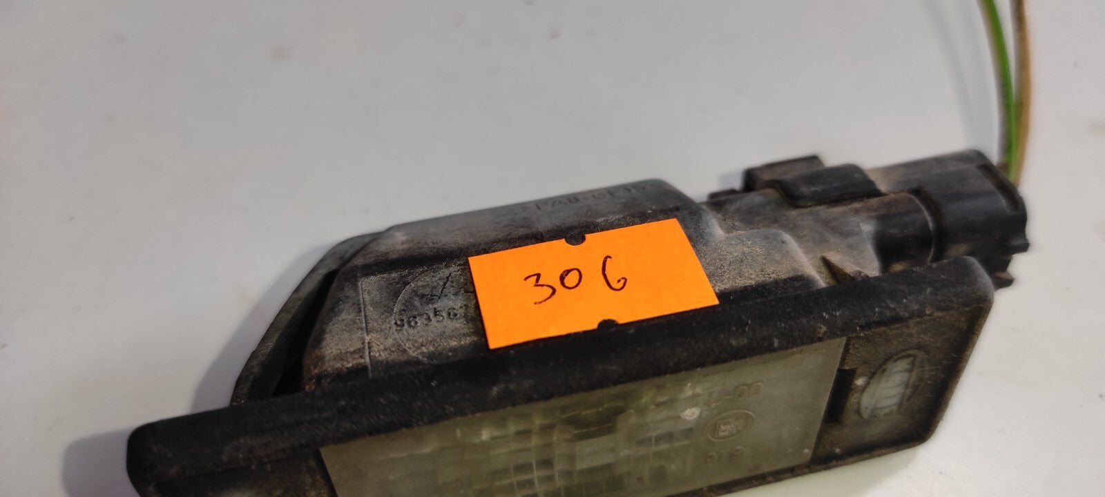 Peugeot 607 3.0i V6 Petrol 2001 Rear Number Plate Light Set 9635678580