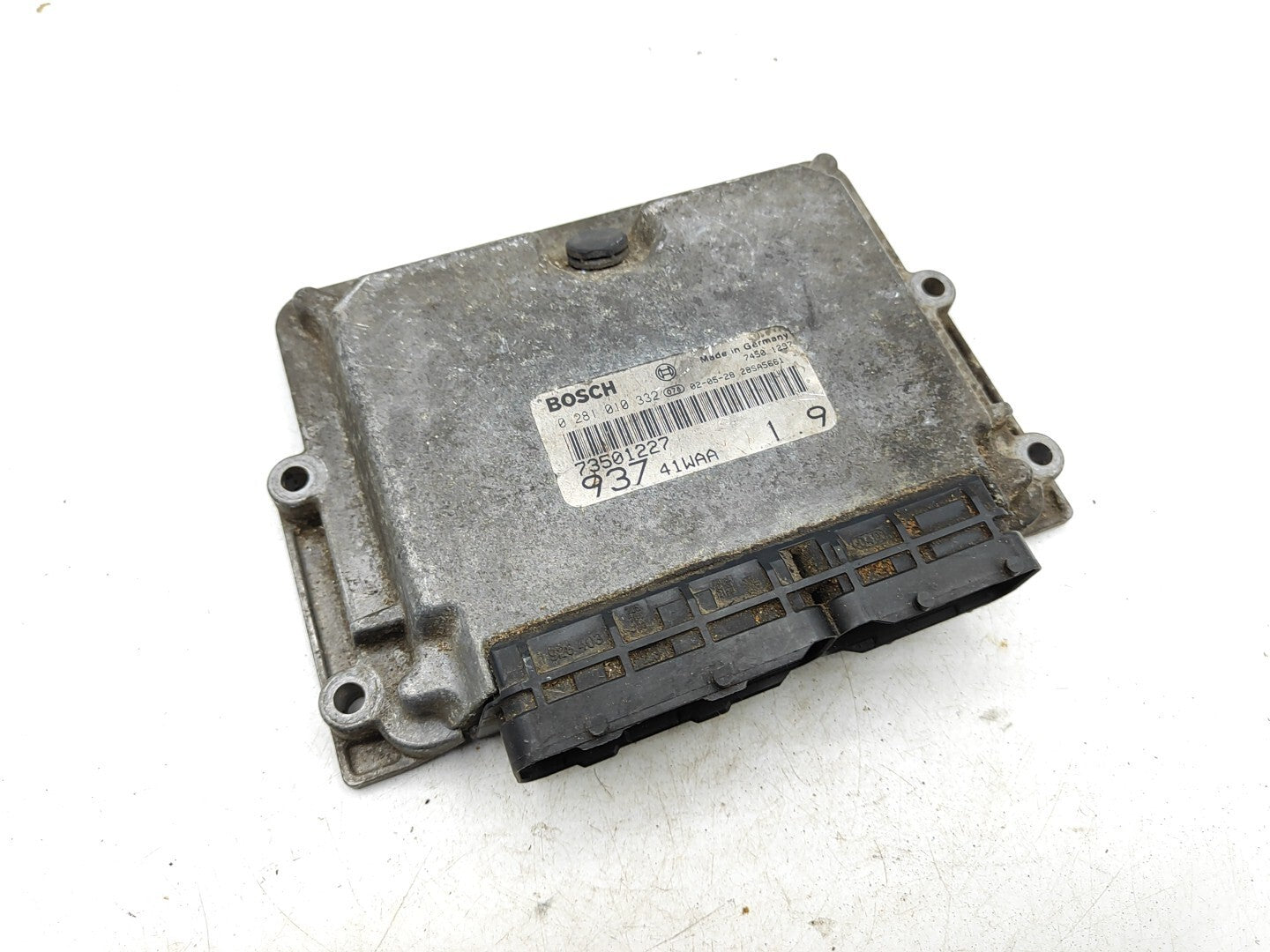 Alfa Romeo 147 1.9JTD 2002 Engine Control Module ECU 73501227 0281010332