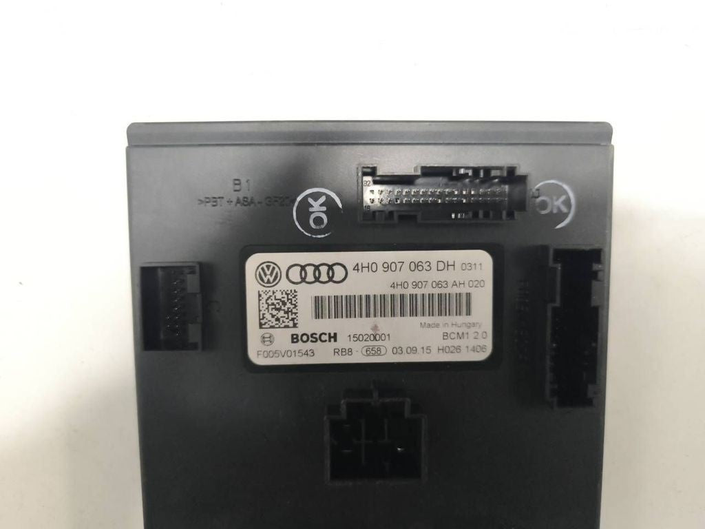 Audi A6 S6 C7 4G 2013 Comfort convenience body module 4H0907063DH 
