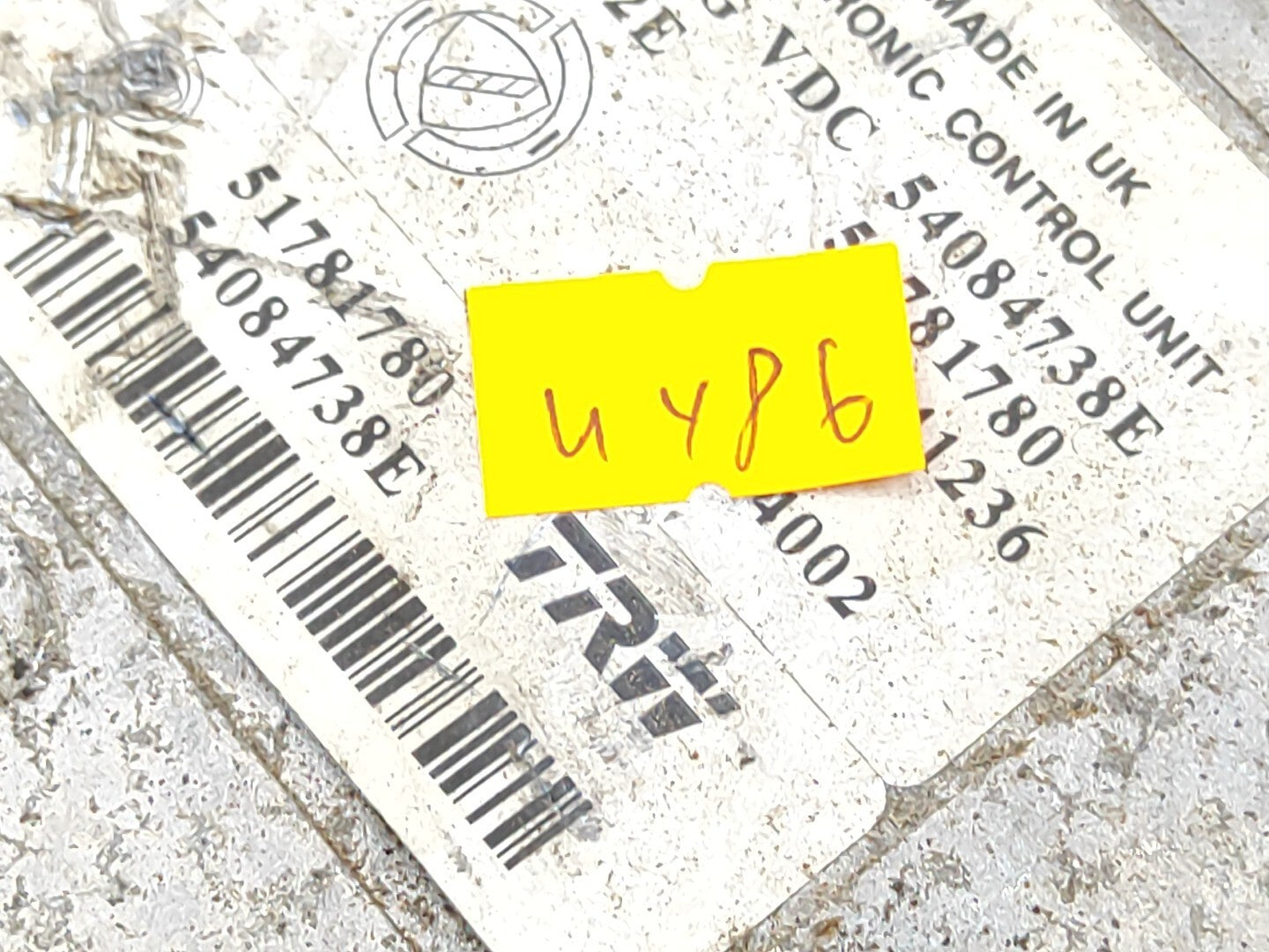 Alfa Romeo 159 SW 1.9JTDm 2008 ABS Brake Pump Module 51781780 54084738E