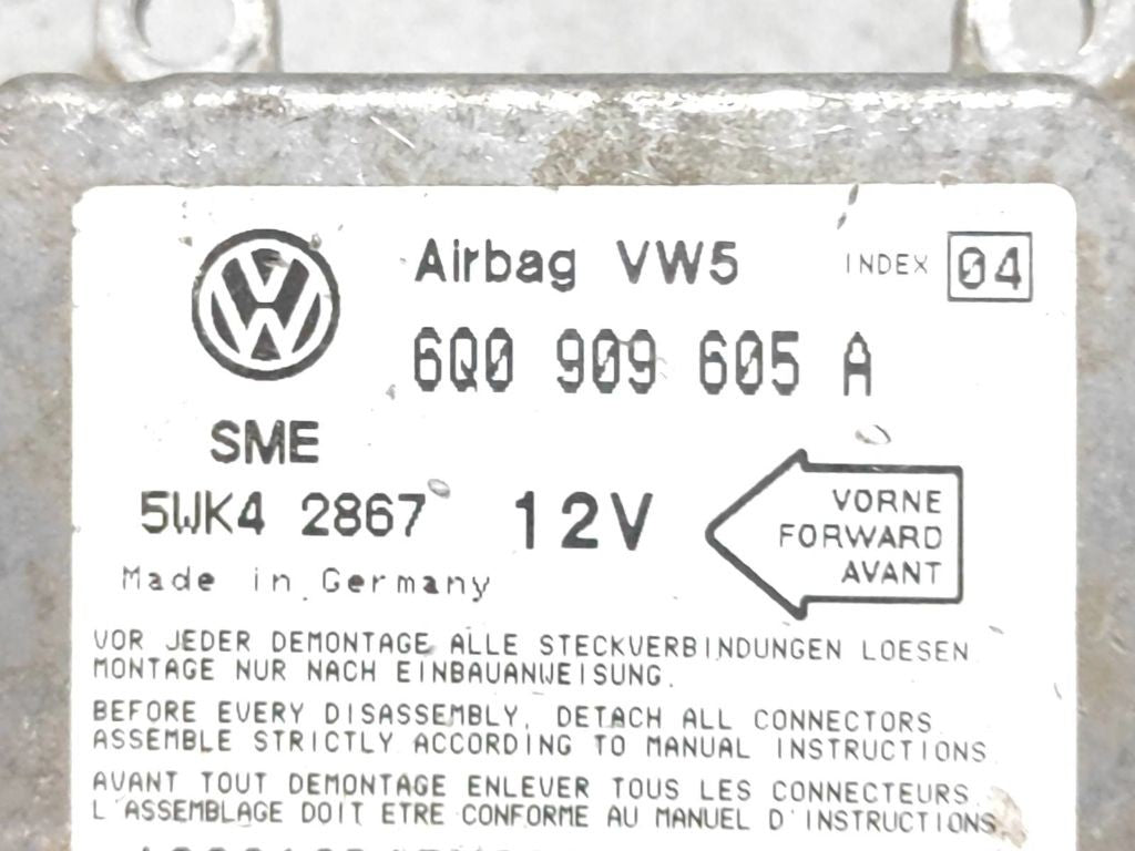 Volkswagen Golf IV 2000 Safety Control unit module 6Q0909605A 