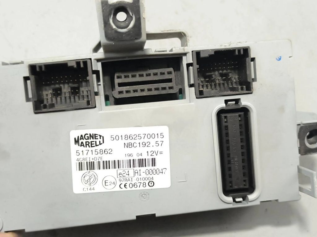 Fiat Stilo 1.9JTD 2004 Diesel BSM Control unit 51715862 