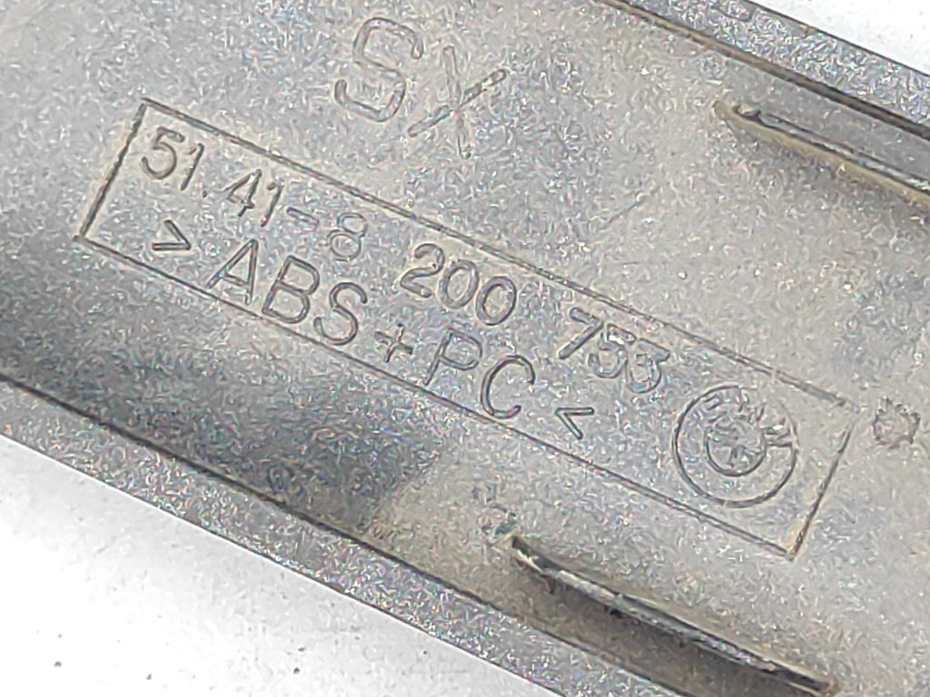 BMW E46 3 Series 325i Petrol 2002 Rear Left Door Trim Molding 51418200753