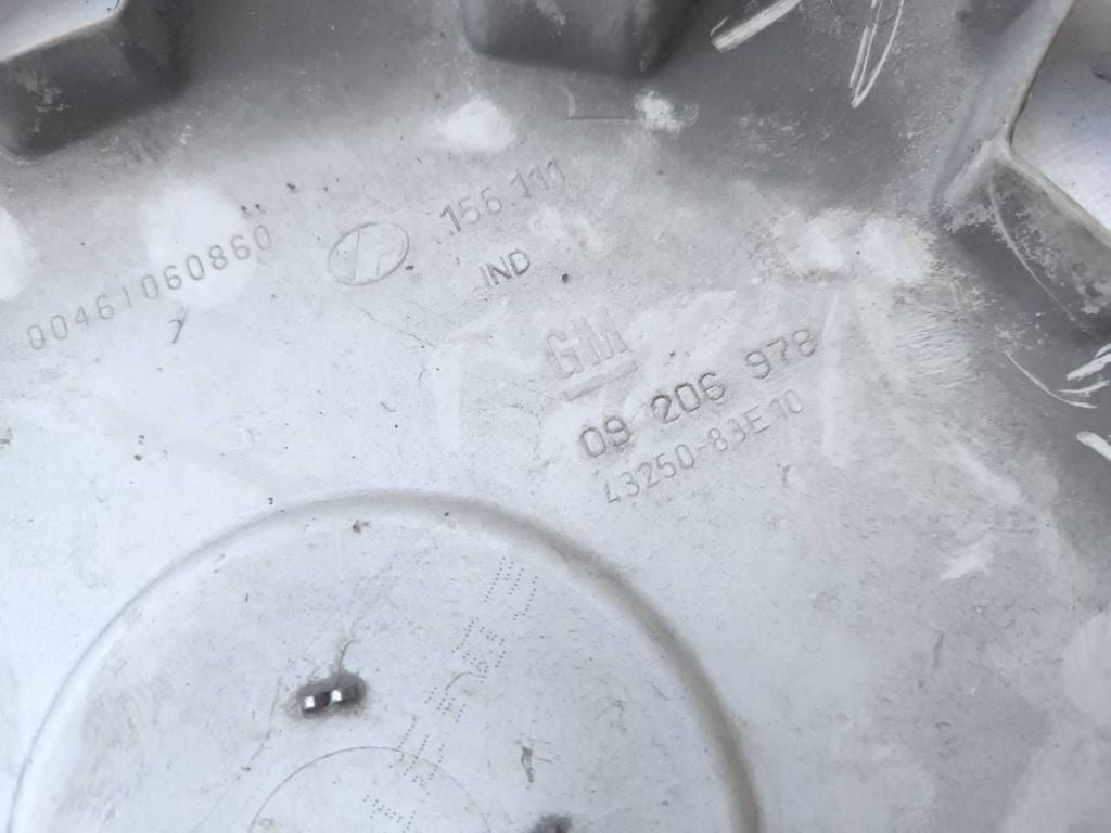 Opel Astra G 2000 R14 wheel hub cap trim 09206978 