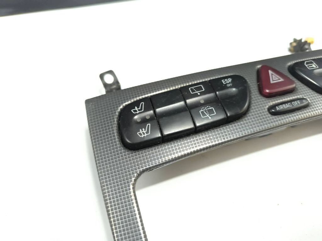Mercedes-Benz C W203 2002 Front Center Panel AC heater control trim A203680 