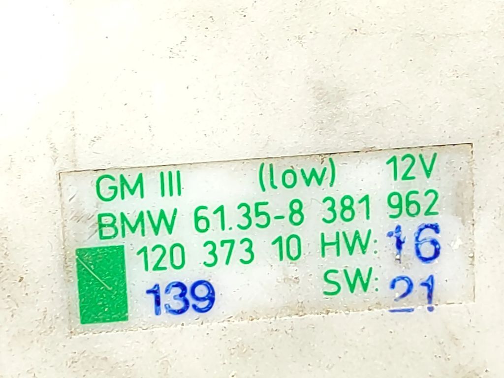 BMW 5 E39 1999 Comfort convenience body module ECU 61358381962 