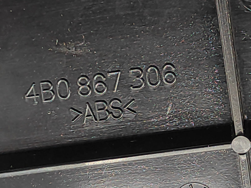 Audi A6 C5 2.5TDI 2001 Rear Right Door Panel Storage 4B0867306