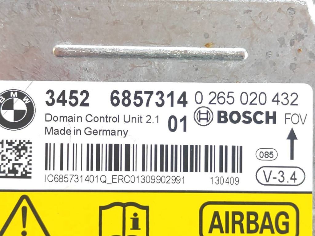 BMW 5 F10 F11 2016 Control unit module 6857314 