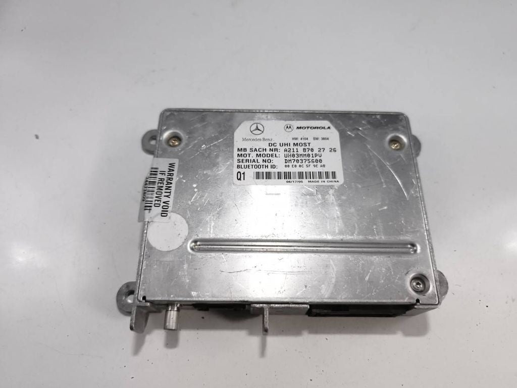 Mercedes-Benz E W211 2007 Bluetooth control unit module A2118702726 