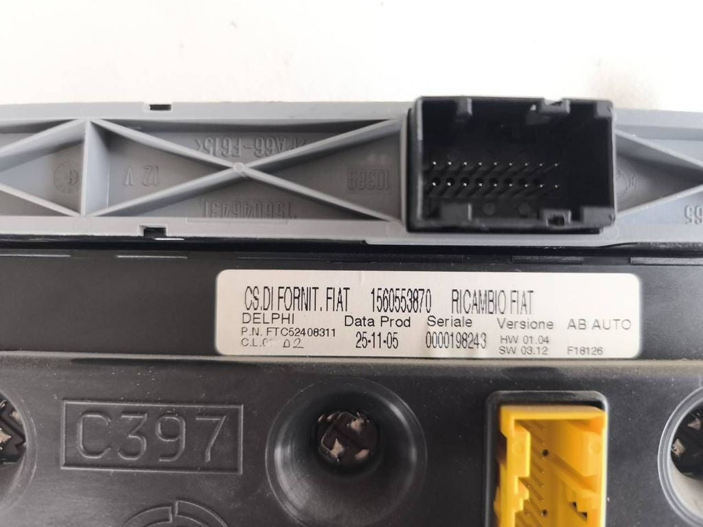 Alfa Romeo 147 2005 AC Climate control unit module 1560553870 