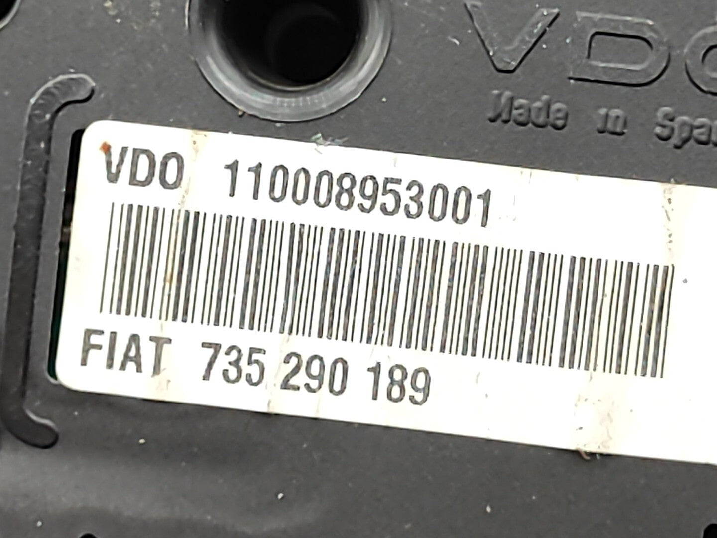 Alfa Romeo 147 1.6 TS 88kW Petrol 2004 LHD Speedometer Cluster 735290189