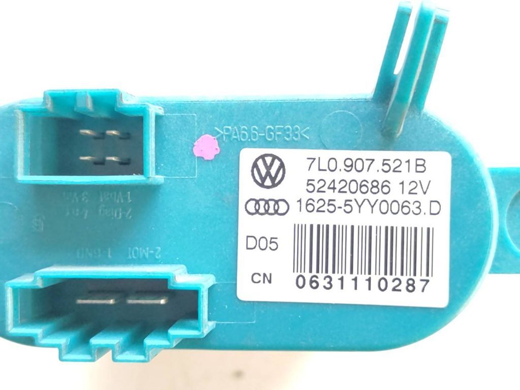 Volkswagen Touareg I 2010 Heater regulator blower fan resistor 7L0907521B