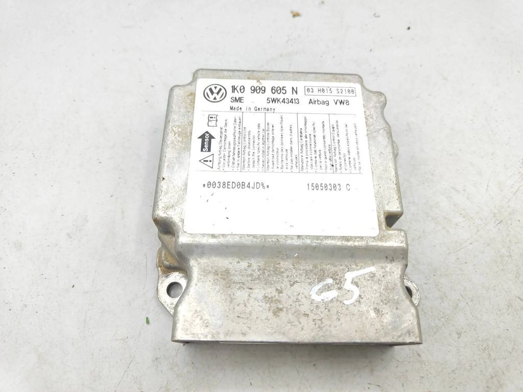 Volkswagen Golf V 2.0TDI 2005 Safety Control unit module 1K0909605N 