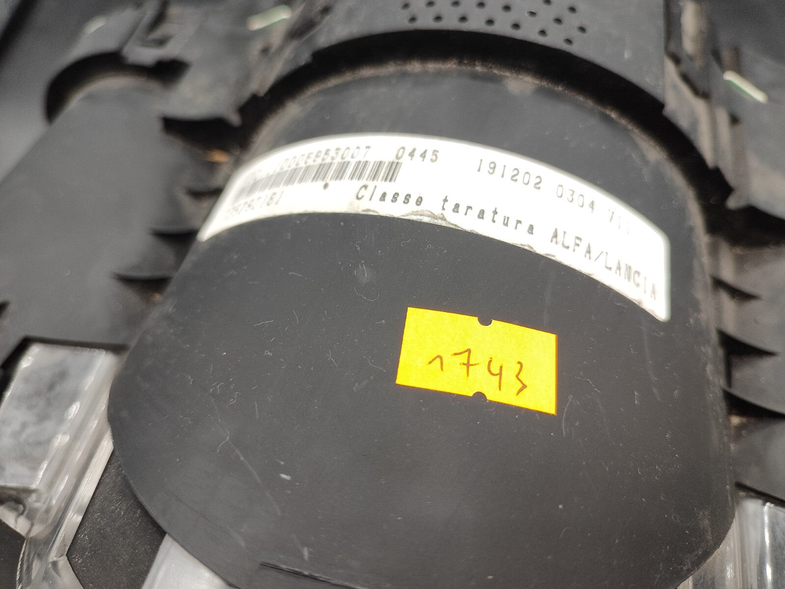 Alfa Romeo 147 Diesel 1.9JTD 2003 LHD Speedometer Cluster 735290181