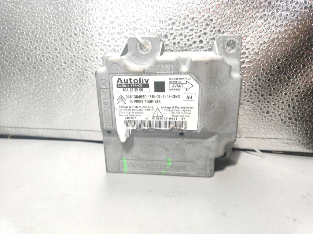 Citroen C6 2.7HDI Diesel 2006 Safety Control unit module 9661384680 