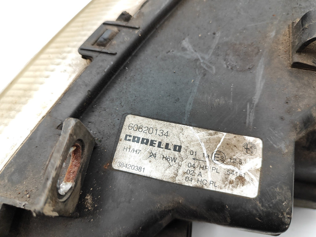 Alfa Romeo 156 1.9JTD 85kW PRE-Facelift 2000 LHD Front Right Headlight 60620134