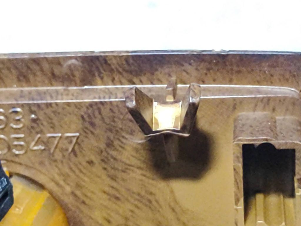 Peugeot 607 2001 Rear console wooden ashtray insert 9635805477 