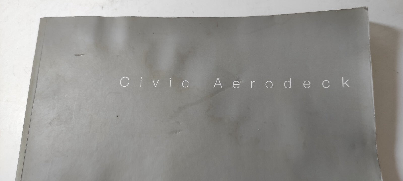 Honda Civic Aerodeck 1998 User Service Manual Book FRANCE