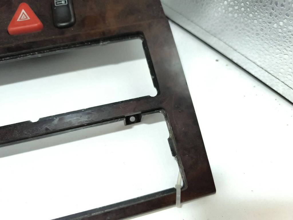 Mercedes-Benz E W210 1996 Wooden AC heater control trim A2106830508 