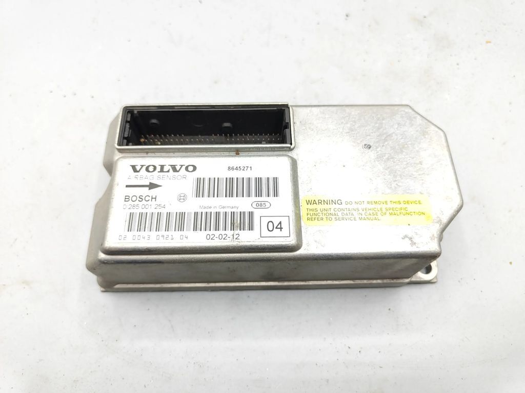 Volvo S60 2002 Safety Control unit module ECU 0285001254 