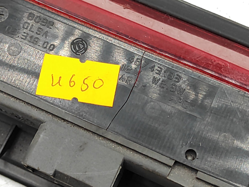 Alfa Romeo 147 2.0TS 2004 Rear Third Additional Brake Light 46743133