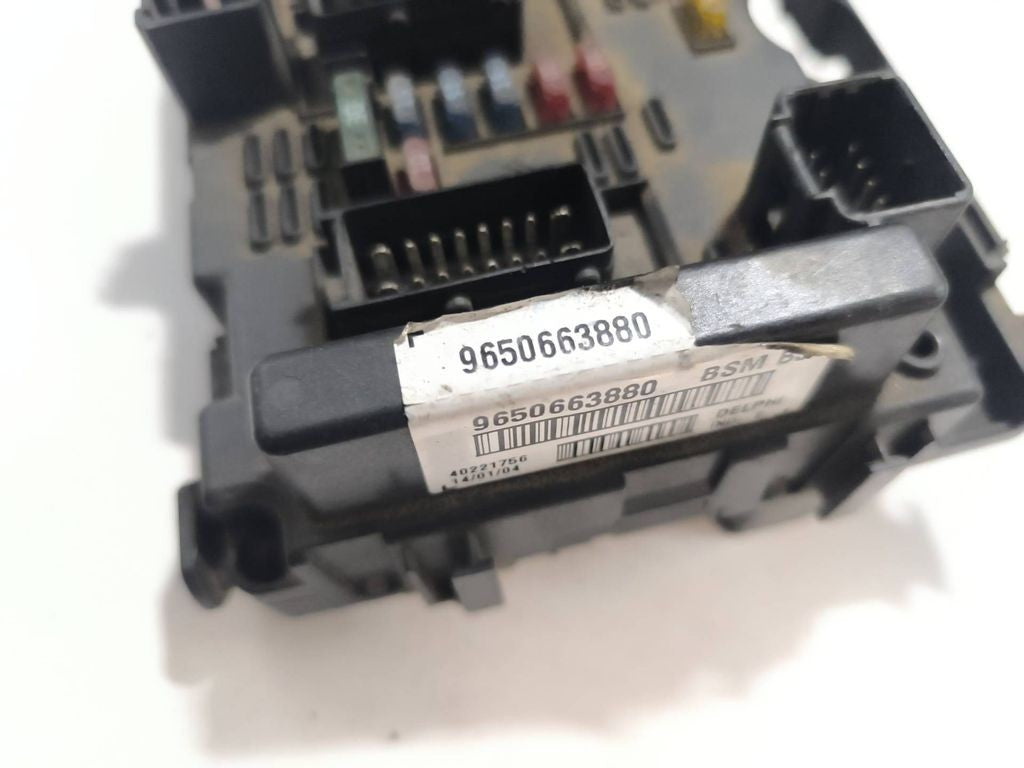 Peugeot 406 2002 Fuse module 9650663880 