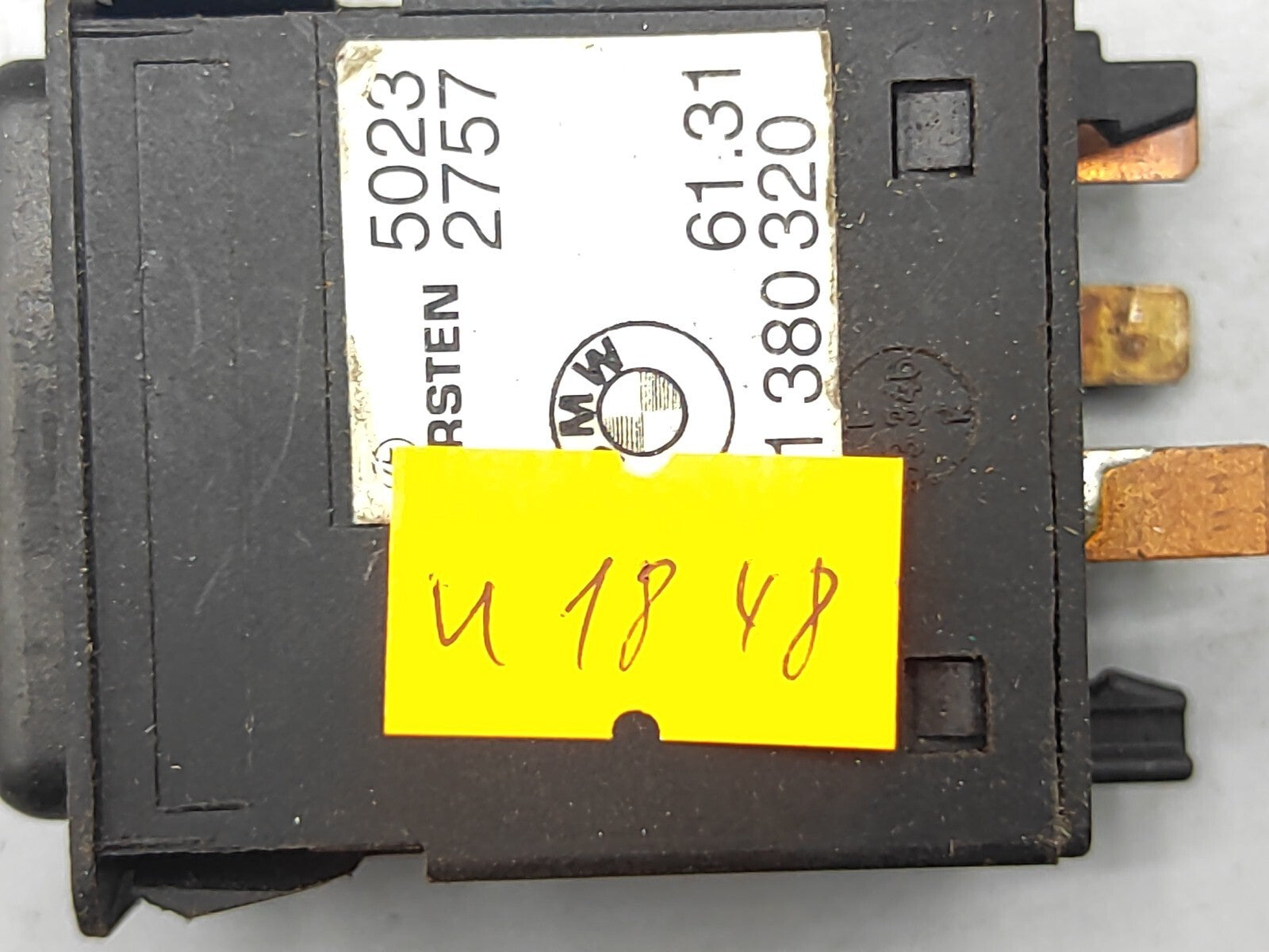 BMW 3 Series E30 1990 Rear Window Defrost Switch 1380320