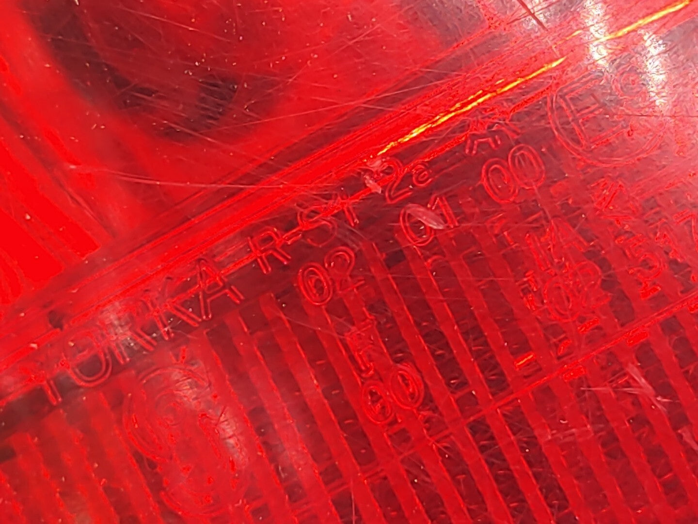 Opel Zafira A 2001 LHD Rear Left Side Taillight Lamp Light 62280