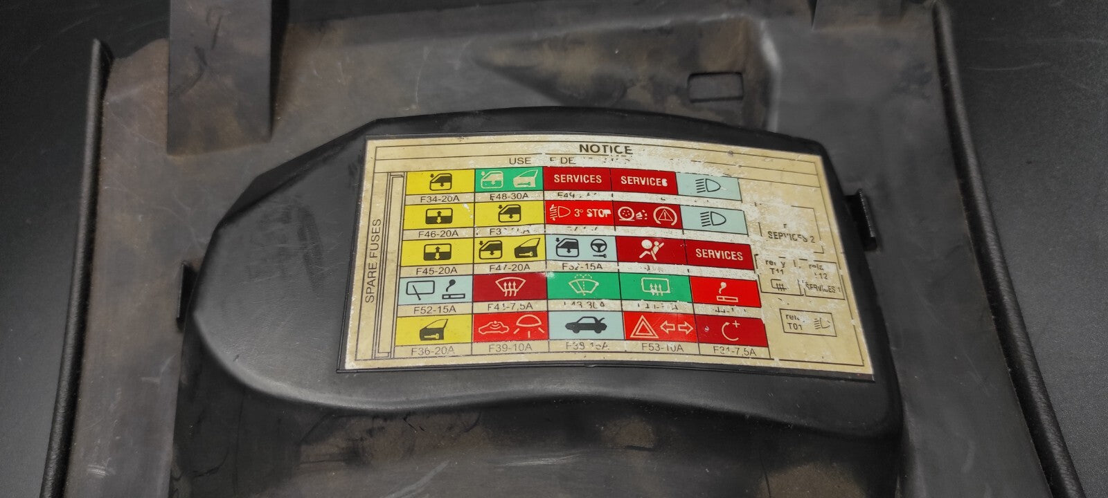 Alfa Romeo 147 / GT 2004 LHD Front Left Side Lower Dashboard Panel Trim Cover