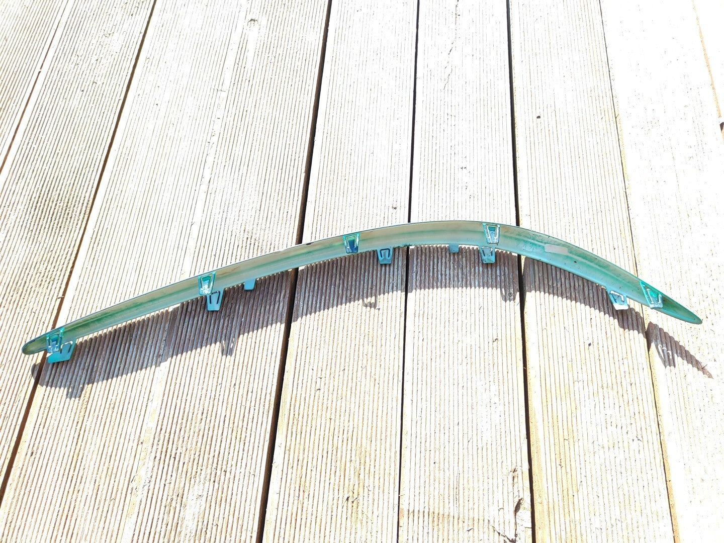 Jaguar X Type 2.0D Rear Left Side Bumper Molding Stripe 4X43N17C773D GREEN