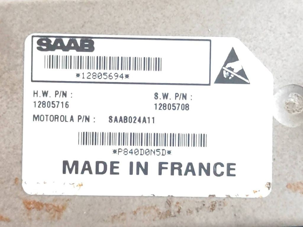 Saab 9-3 Ver1 2005 Electric window control switch 12805694 