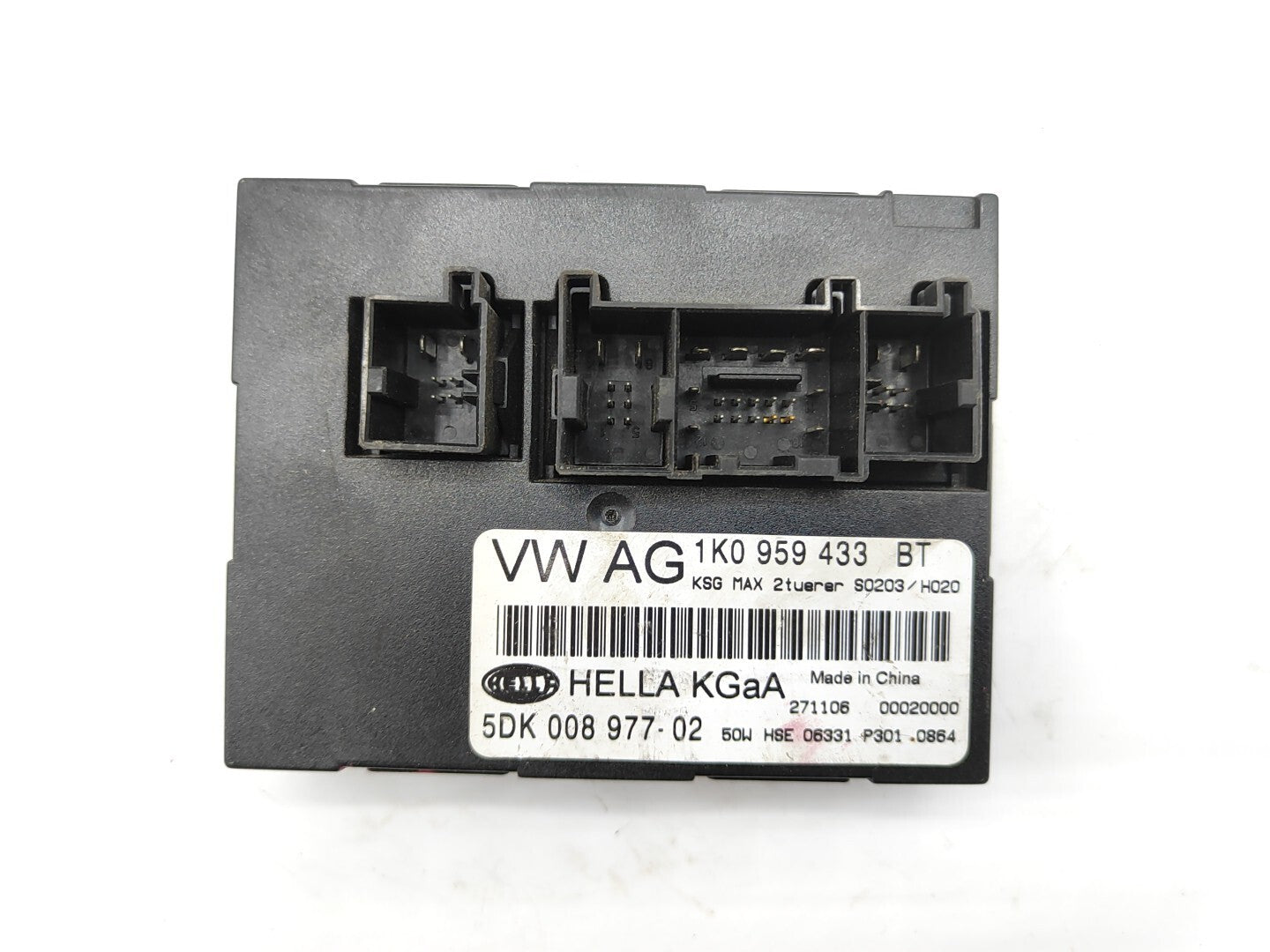 Volkswagen Tiguan 2008 Comfort Control Module 1K0959433BT