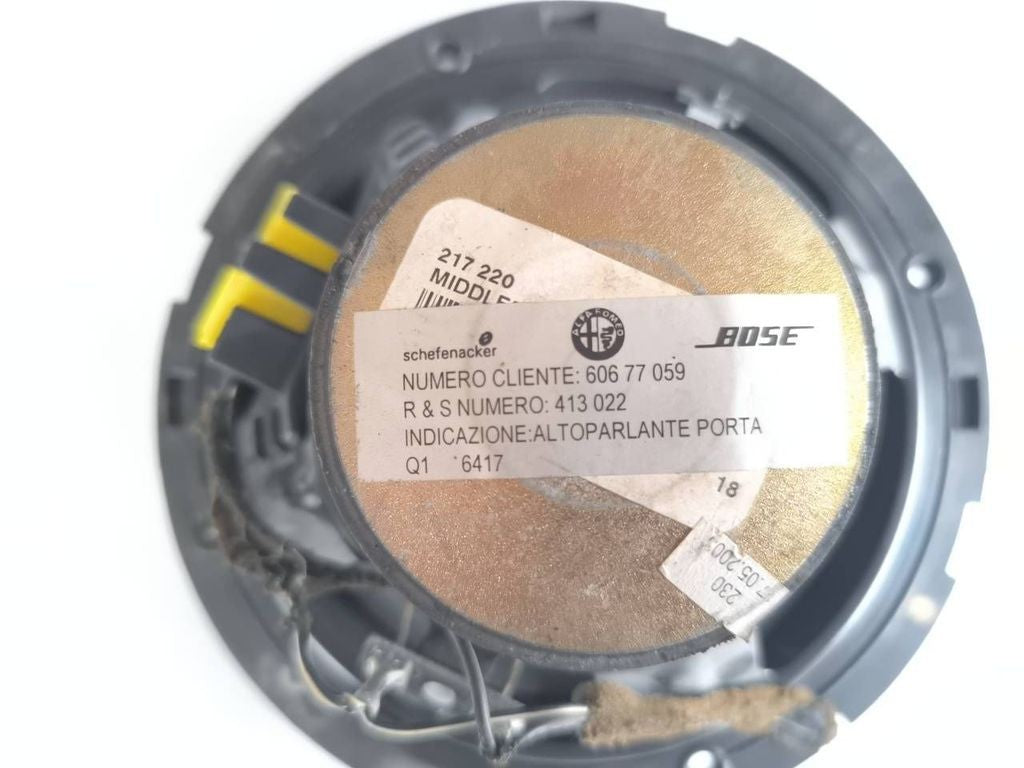 Alfa Romeo 156 2.4JTD 129kW 20V 2005 Bose front door speaker 60677059 