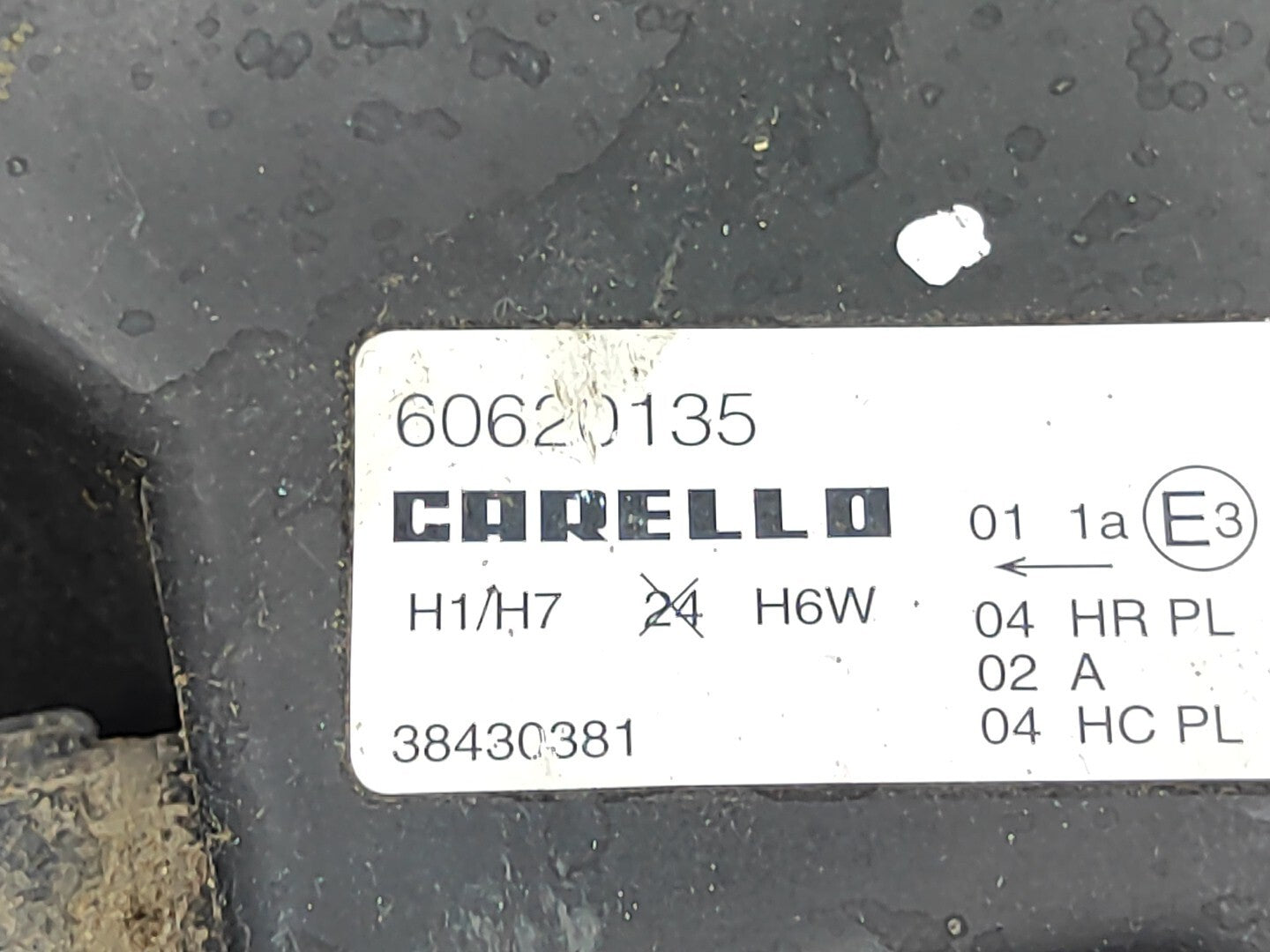 Alfa Romeo 156 2.0TS PRE-Facelift 2000 LHD Front Left Headlight 60620135