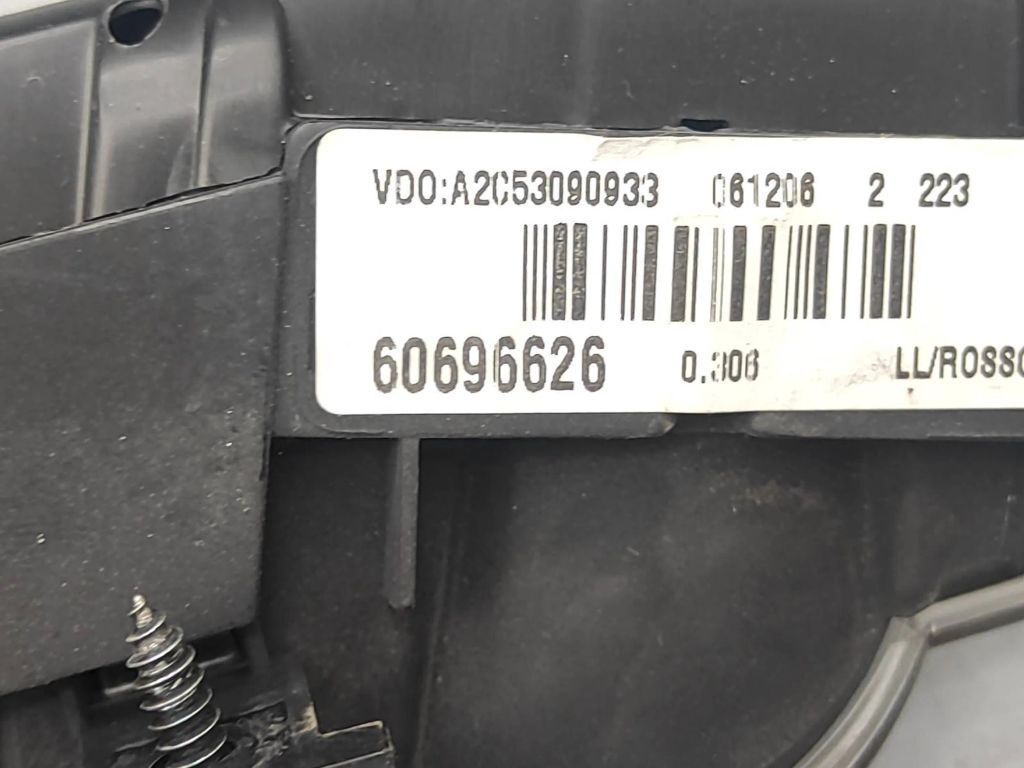 Alfa Romeo 159 2008 Temp Fuel dashboard gauge 60696626 