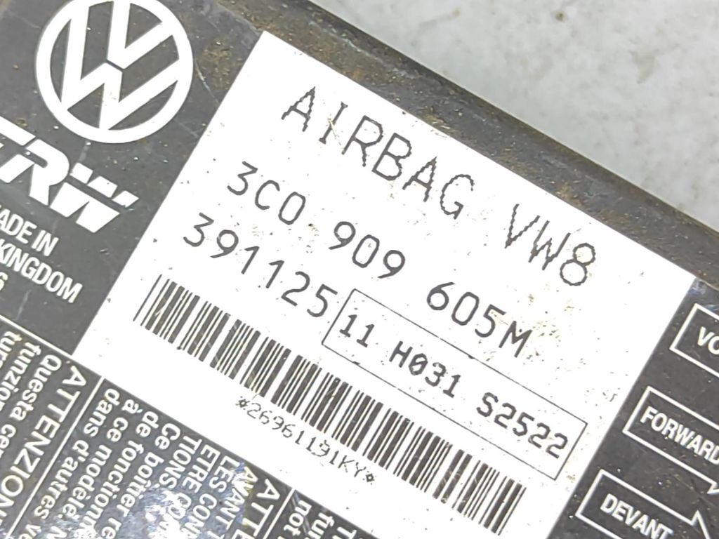 Volkswagen VW PASSAT B6 2006 Safety Control unit module 3C0909605M 