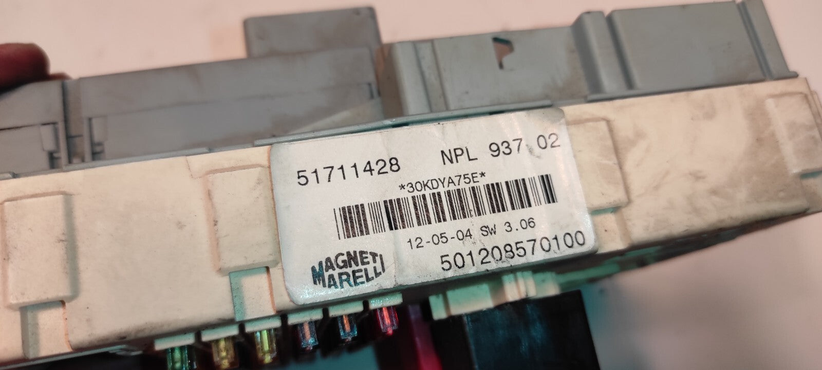 Alfa Romeo 147 2003 Interior Fuse Box Module 51711428 NPL93702