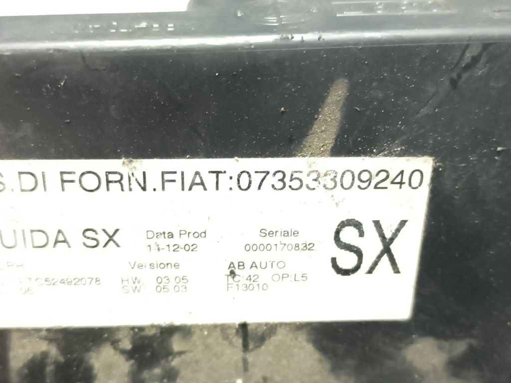 Alfa Romeo 147 2001 Interior AC Climate control unit module 07353309240 