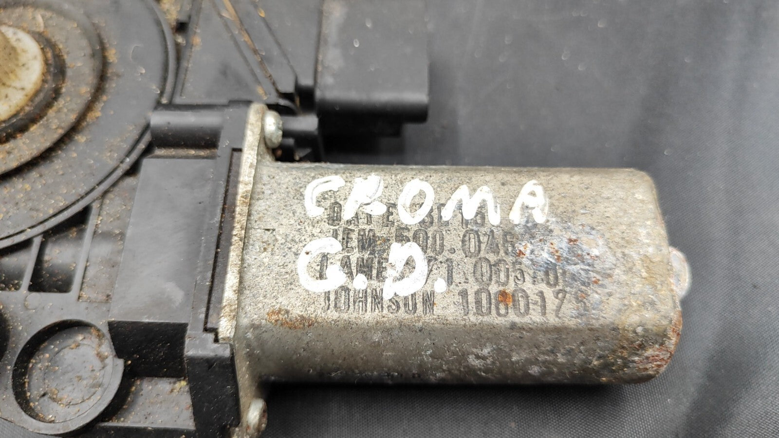 Fiat Croma 1.9JTD 2009 Rear right door window regulator mechanism motor