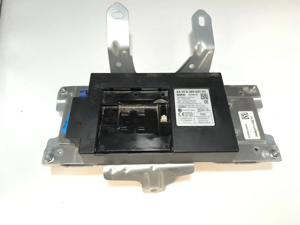 BMW 5 F10 F11 2016 Bluetooth telematic control unit module 9389657 