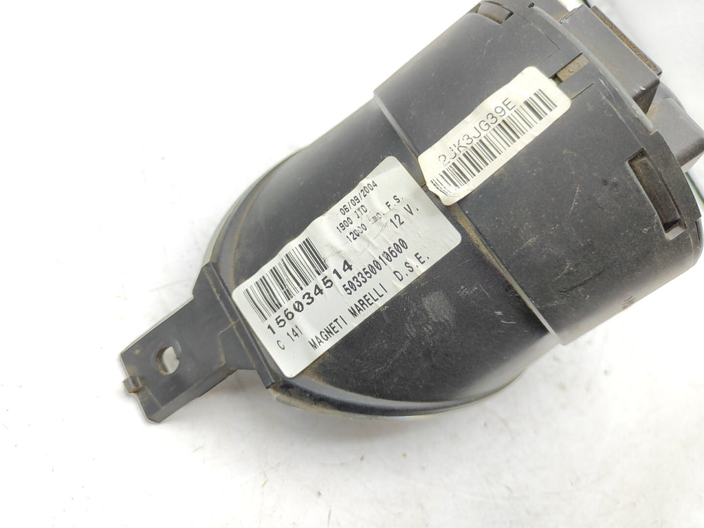 Alfa Romeo 156 1.9JTD 2003 Diesel Engine Tachometer Cluster Gauge 156034514