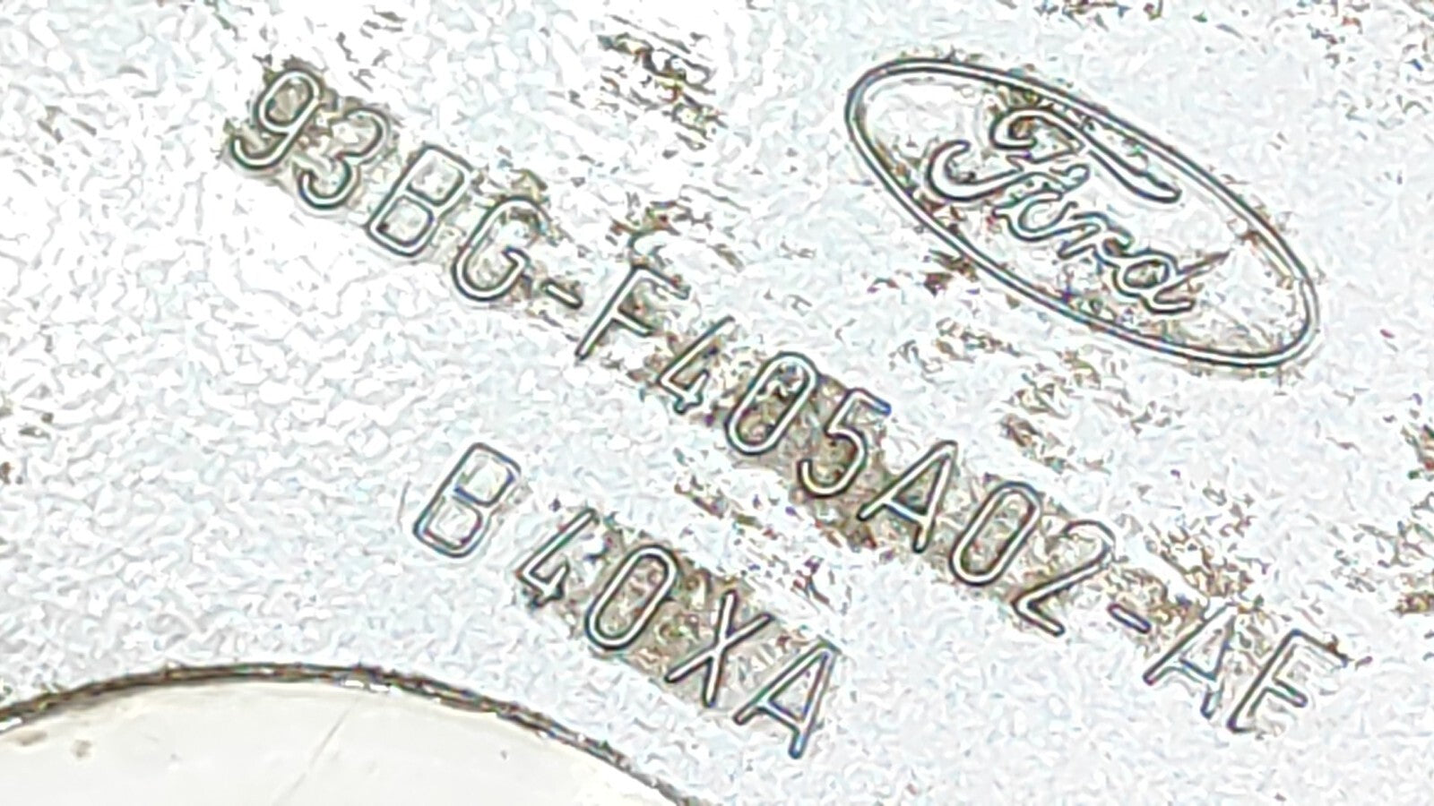 Ford Mondeo MK2 2000 Rear Fuel Tank Cap Silver Cover 93BGF405A02AF