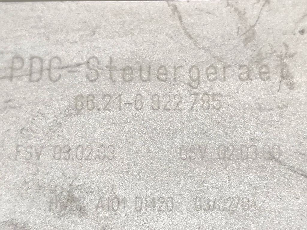 BMW 5 E60 E61 2008 Parking PDC control unit module 6922785 