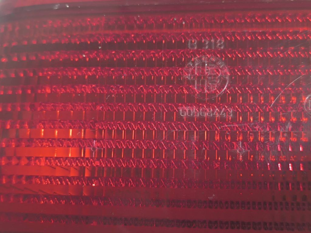 Alfa Romeo 155 1994 rear left tail light lamp 60568443 