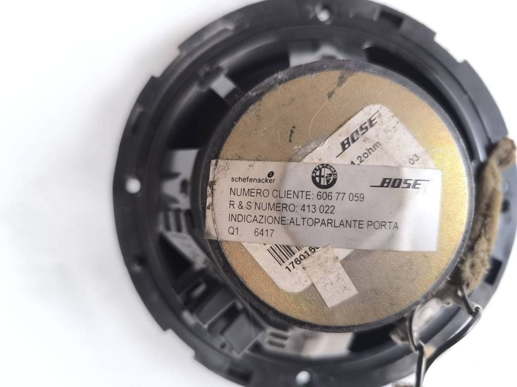 Alfa Romeo 156 2.4JTD 2005 Bose front door speaker 60677059 