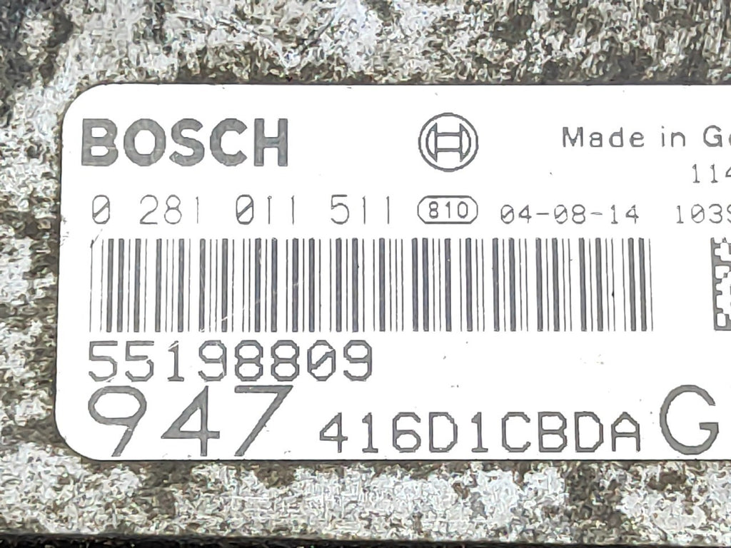 Alfa Romeo GT 1.9JTD 2005 Diesel Engine Control ECU Module 55198809 0281011511